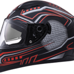 קסדה מלאה FULLFACE דגם F-700 עיצוב שחור אדום