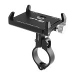 מתקן GUB מחזיק לטלפון לקורקינט חשמלי אופניים חשמליים PRO1- צבע שחור